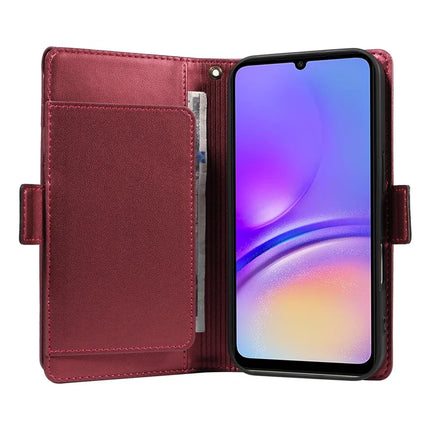 For Samsung Galaxy A06 5G Case with Card Holder Stand PU Leather Flip Phone Cover