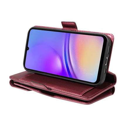 For Samsung Galaxy A06 5G Case with Card Holder Stand PU Leather Flip Phone Cover