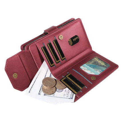 For Samsung Galaxy A06 5G Case with Card Holder Stand PU Leather Flip Phone Cover