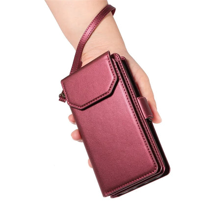 For Samsung Galaxy A06 5G Case with Card Holder Stand PU Leather Flip Phone Cover