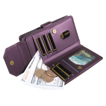 For Samsung Galaxy A06 5G Case with Card Holder Stand PU Leather Flip Phone Cover