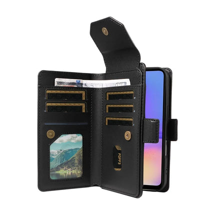 For Samsung Galaxy A06 5G Case with Card Holder Stand PU Leather Flip Phone Cover