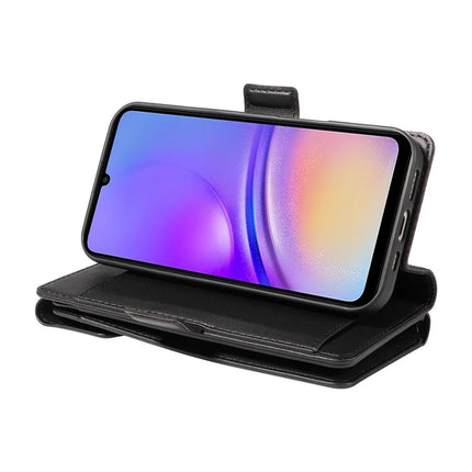 For Samsung Galaxy A06 5G Case with Card Holder Stand PU Leather Flip Phone Cover