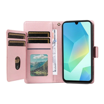 For Samsung Galaxy A16 5G / A16 4G Case with Card Holder Stand PU Leather Flip Phone Cover