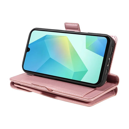 For Samsung Galaxy A16 5G / A16 4G Case with Card Holder Stand PU Leather Flip Phone Cover