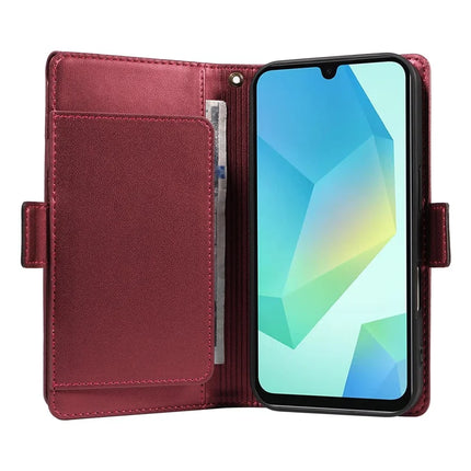 For Samsung Galaxy A16 5G / A16 4G Case with Card Holder Stand PU Leather Flip Phone Cover