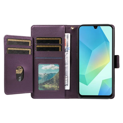 For Samsung Galaxy A16 5G / A16 4G Case with Card Holder Stand PU Leather Flip Phone Cover