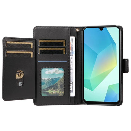 For Samsung Galaxy A16 5G / A16 4G Case with Card Holder Stand PU Leather Flip Phone Cover