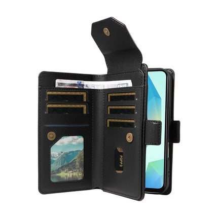 For Samsung Galaxy A16 5G / A16 4G Case with Card Holder Stand PU Leather Flip Phone Cover