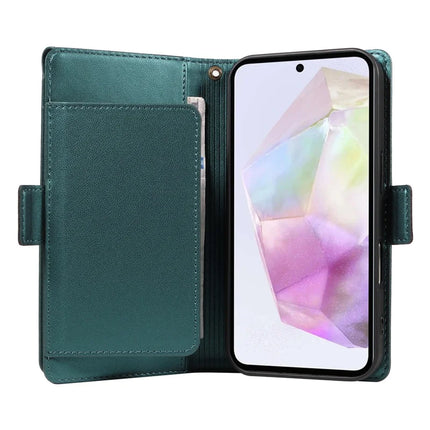 For Samsung Galaxy A36 5G Case with Card Holder Stand PU Leather Flip Phone Cover