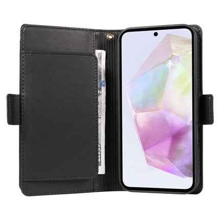 For Samsung Galaxy A36 5G Case with Card Holder Stand PU Leather Flip Phone Cover