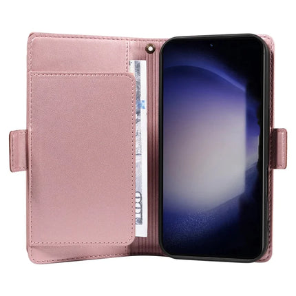 For Samsung Galaxy S23 Case with Card Holder Stand PU Leather Flip Phone Cover