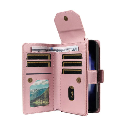 For Samsung Galaxy S23 Case with Card Holder Stand PU Leather Flip Phone Cover