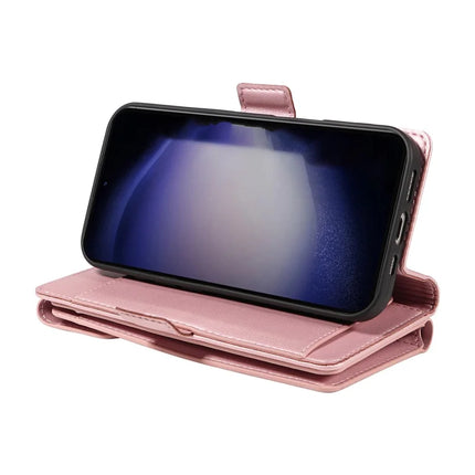 For Samsung Galaxy S23 Case with Card Holder Stand PU Leather Flip Phone Cover