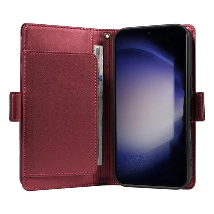 For Samsung Galaxy S23 Case with Card Holder Stand PU Leather Flip Phone Cover