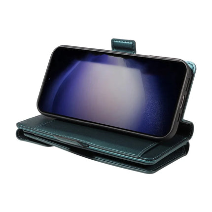 For Samsung Galaxy S23 Case with Card Holder Stand PU Leather Flip Phone Cover