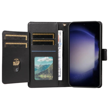 For Samsung Galaxy S23 Case with Card Holder Stand PU Leather Flip Phone Cover