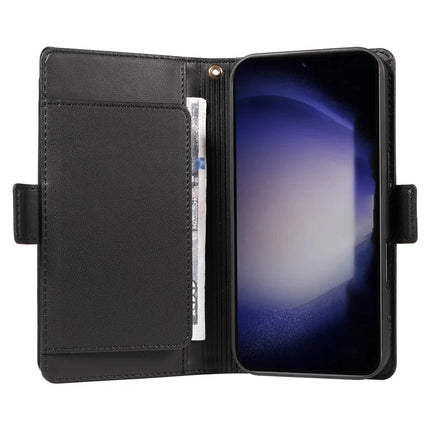 For Samsung Galaxy S23 Case with Card Holder Stand PU Leather Flip Phone Cover