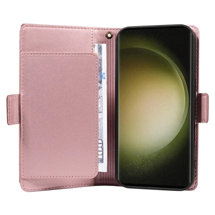 For Samsung Galaxy S23 Ultra Case with Card Holder Stand PU Leather Flip Phone Cover