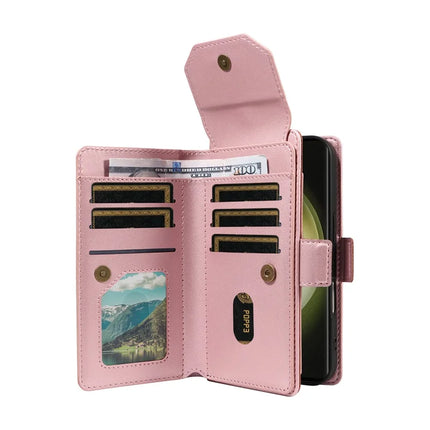 For Samsung Galaxy S23 Ultra Case with Card Holder Stand PU Leather Flip Phone Cover