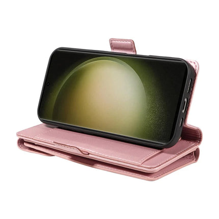 For Samsung Galaxy S23 Ultra Case with Card Holder Stand PU Leather Flip Phone Cover