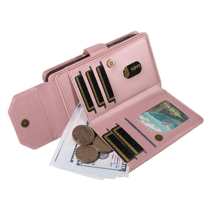 For Samsung Galaxy S23 Ultra Case with Card Holder Stand PU Leather Flip Phone Cover