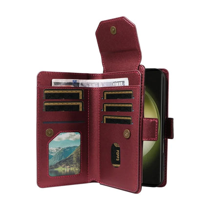 For Samsung Galaxy S23 Ultra Case with Card Holder Stand PU Leather Flip Phone Cover