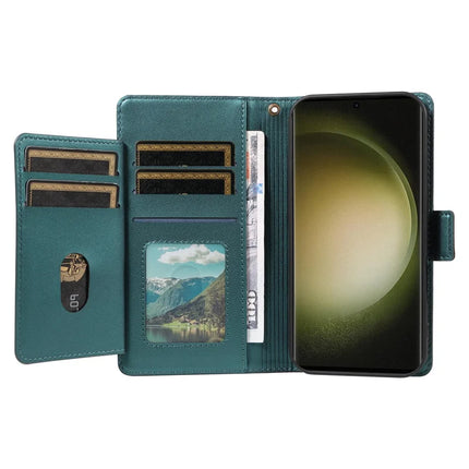 For Samsung Galaxy S23 Ultra Case with Card Holder Stand PU Leather Flip Phone Cover