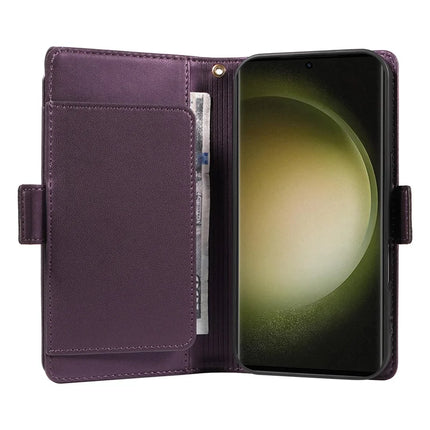 For Samsung Galaxy S23 Ultra Case with Card Holder Stand PU Leather Flip Phone Cover