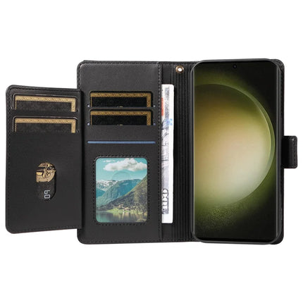 For Samsung Galaxy S23 Ultra Case with Card Holder Stand PU Leather Flip Phone Cover