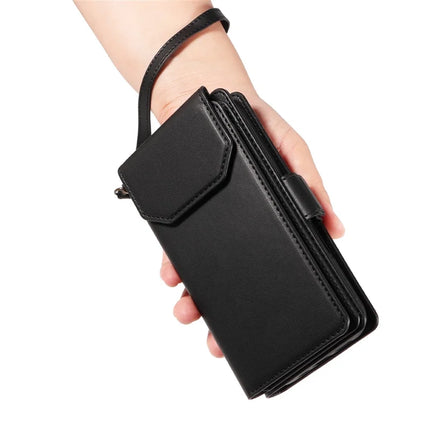 For Samsung Galaxy S23 Ultra Case with Card Holder Stand PU Leather Flip Phone Cover