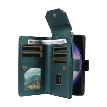 For Samsung Galaxy S23 FE Case with Card Holder Stand PU Leather Flip Phone Cover