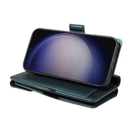 For Samsung Galaxy S23 FE Case with Card Holder Stand PU Leather Flip Phone Cover