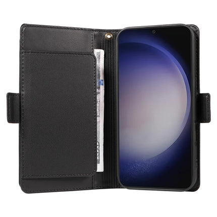 For Samsung Galaxy S23 FE Case with Card Holder Stand PU Leather Flip Phone Cover