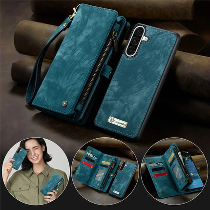 For Samsung Galaxy A56 5G Case CASEME 008 Series Detachable Leather Zipper Wallet Phone Cover