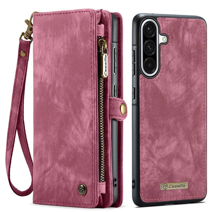 For Samsung Galaxy A56 5G Case CASEME 008 Series Detachable Leather Zipper Wallet Phone Cover