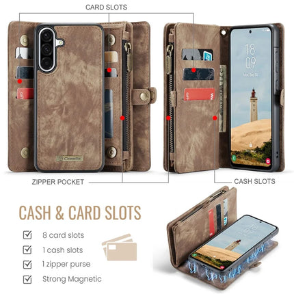 For Samsung Galaxy A56 5G Case CASEME 008 Series Detachable Leather Zipper Wallet Phone Cover