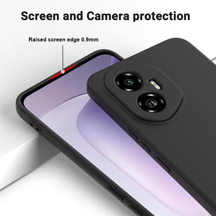 For Honor 300 Liquid Silicone Case Phone Back Cover with Hand Strap