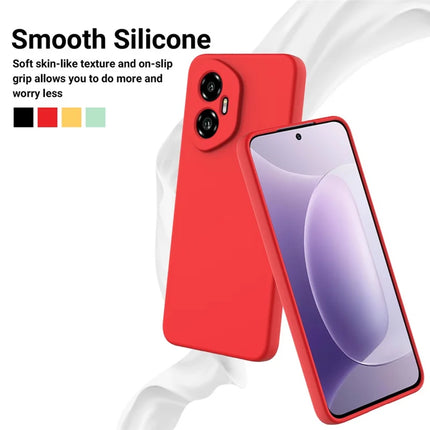 For Honor 300 Liquid Silicone Case Phone Back Cover with Hand Strap
