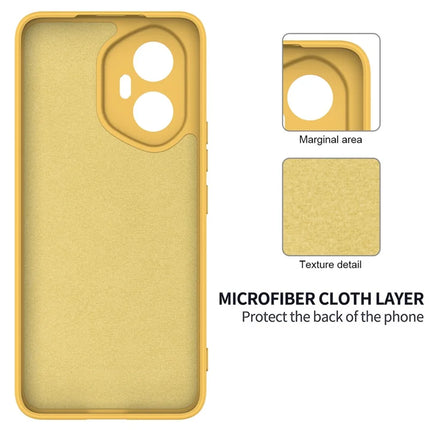 For Honor 300 Liquid Silicone Case Phone Back Cover with Hand Strap
