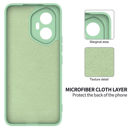 For Honor 300 Liquid Silicone Case Phone Back Cover with Hand Strap