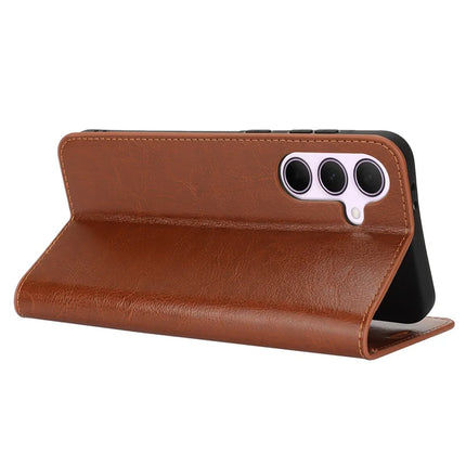 For Samsung Galaxy A56 5G  /  A36 5G Case Crazy Horse Texture Split Leather Wallet Phone Cover