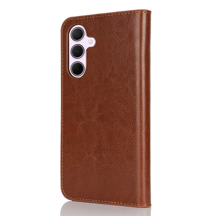 For Samsung Galaxy A56 5G  /  A36 5G Case Crazy Horse Texture Split Leather Wallet Phone Cover