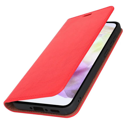 For Samsung Galaxy A56 5G  /  A36 5G Case Crazy Horse Texture Split Leather Wallet Phone Cover