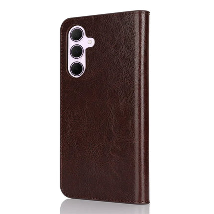 For Samsung Galaxy A56 5G  /  A36 5G Case Crazy Horse Texture Split Leather Wallet Phone Cover