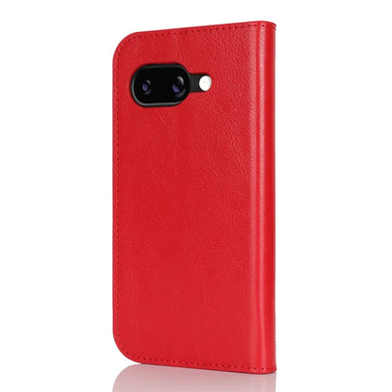 For Google Pixel 9a Case Crazy Horse Texture Split Leather Wallet Phone Cover