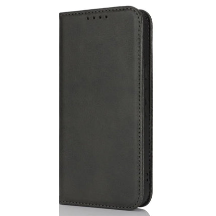 For Google Pixel 9a Case PU Leather Calf Textured Magnetic Closing Smart Phone Cover