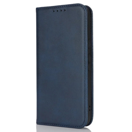 For Google Pixel 9a Case PU Leather Calf Textured Magnetic Closing Smart Phone Cover
