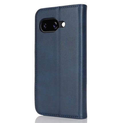 For Google Pixel 9a Case PU Leather Calf Textured Magnetic Closing Smart Phone Cover
