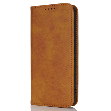For Google Pixel 9a Case PU Leather Calf Textured Magnetic Closing Smart Phone Cover